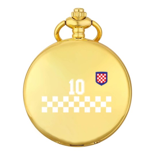 Discover Croatia Football Jersey Retro Red Hrvatska Soccer Pocket Watches