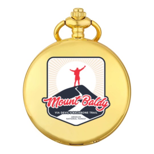 Discover Mount Baldy via Devil's Backbone Trail Pocket Watches