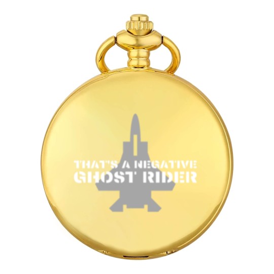 Discover That's a negative ghost rider quote design in air Pocket Watches