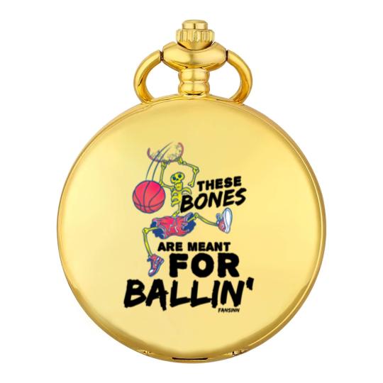Discover Halloween basketball skeleton Pocket Watches
