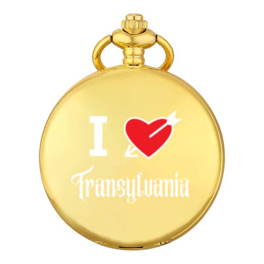 Discover I love Transylvania (white letters version) Pocket Watches