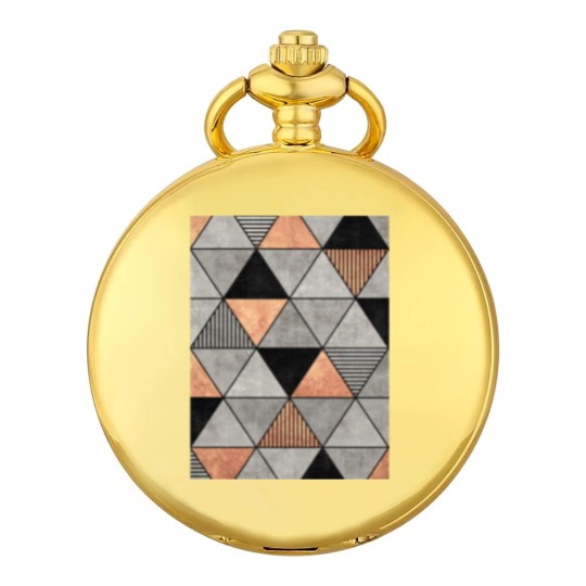 Discover Concrete and Copper Triangles 2 - Triangle - Pocket Watches