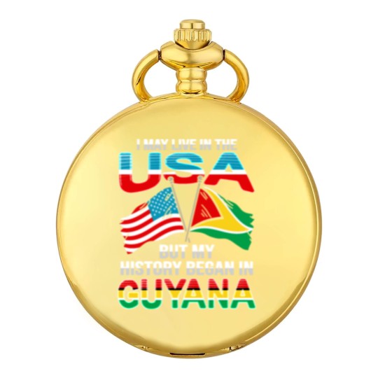 Discover Guyana Design for proud guyanese Pocket Watches