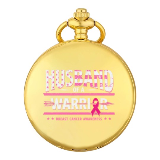 Discover Husband Of A Warrior Breast Cancer Awareness Support Squad Pocket Watches