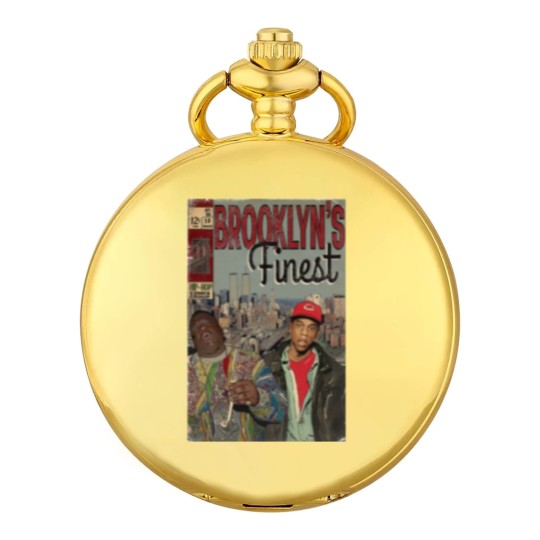 Discover Jay-z and Biggie - Brooklyns Finest Comic Book Art Pocket Watches