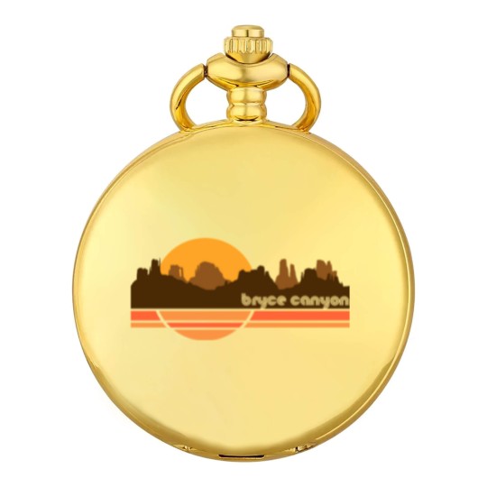 Discover Bryce Canyon 70s Retro Tourist Souvenir - Bryce Canyon - Pocket Watches