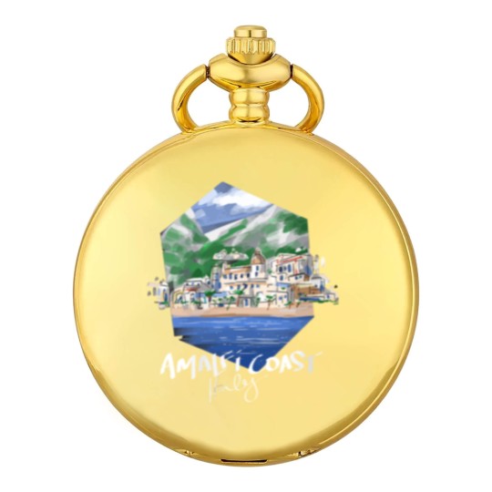 Discover Amalfi Coast Italy Best Place Travel Destination V Pocket Watches