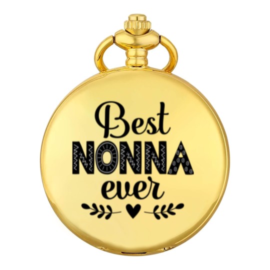 Discover Best Nonna Ever Grandma - Nonna - Pocket Watches
