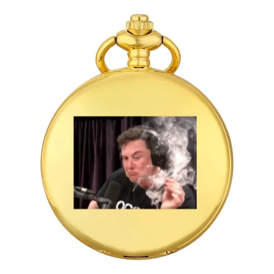 Discover Pfnetie  Elon Musk Smokes Short Sleeve Pocket Watches