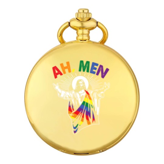 Discover Ah Men Gay Jesus Christian Pocket Watches