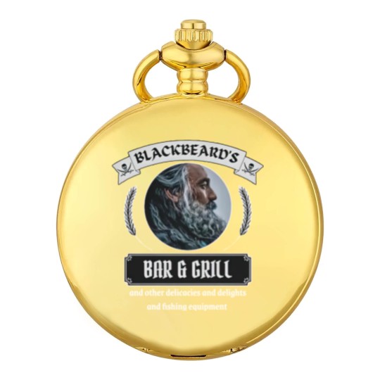 Discover Blackbeard's Bar and Grill Pocket Watches/Our Flag Means Death