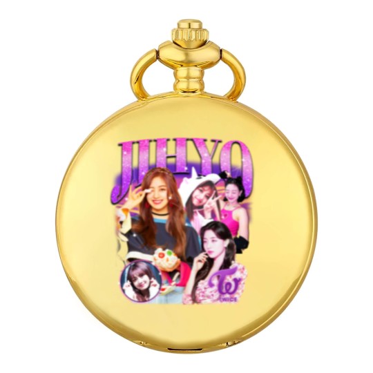Discover Twice Jihyo Retro Bootleg Pocket Watches - Twice Pocket Watches - Kpop Pocket Watches - Kpop Merch