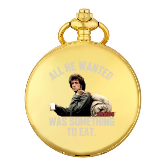 Discover Rambo Something To Eat Pocket Watches