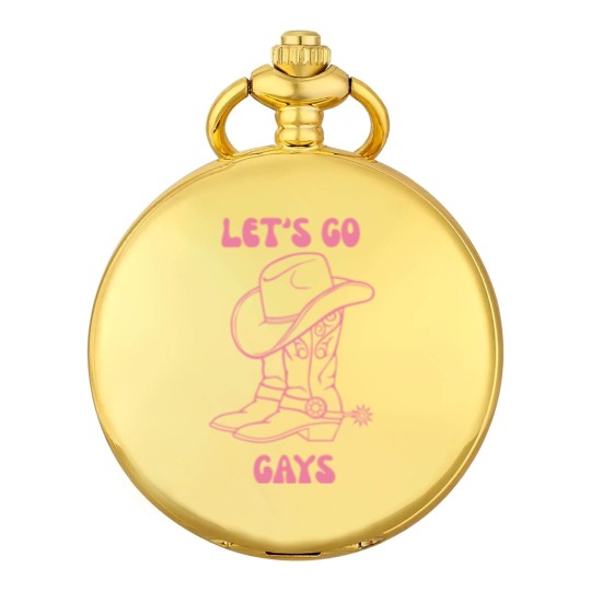 Discover Lets Go Gays Shania Twain Pride Pocket Watches