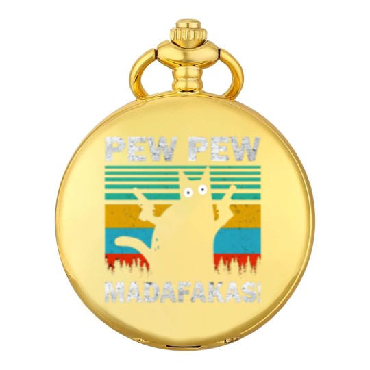 Discover CAT PEW PEW MADAFAKAS VINTAGE Pocket Watches Pocket Watches