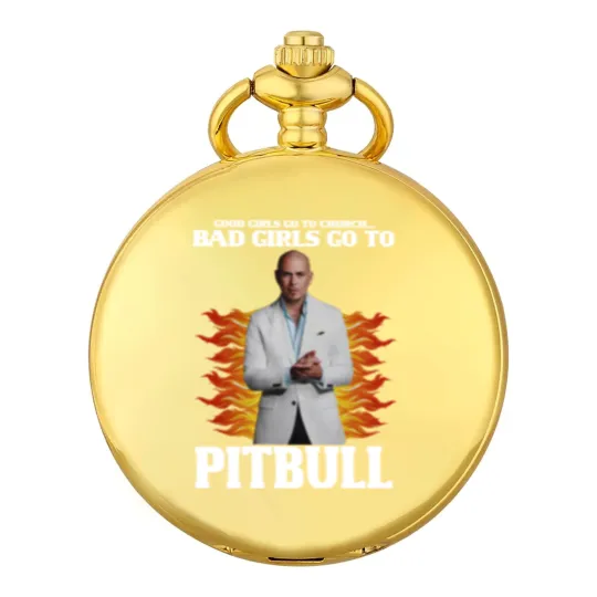 Discover Pitbull Pocket Watches, Good Girls Go To Church Bad Girls Go To Pitbull Pocket Watches