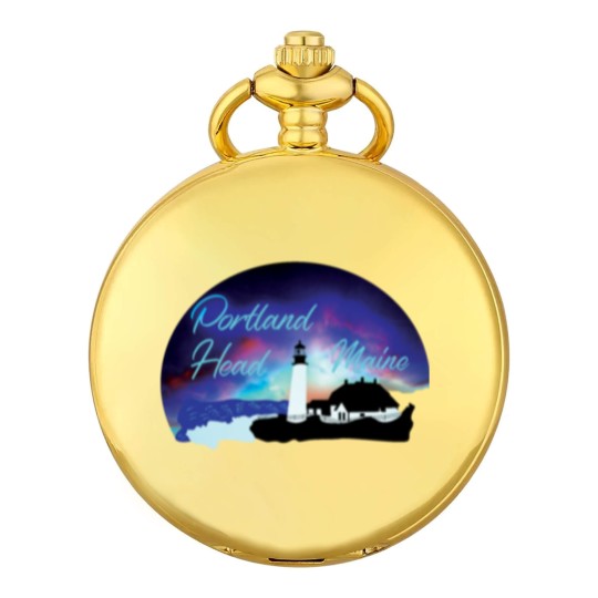 Discover Portland Head Lighthouse, Maine, Souvenir, Gift, Pocket Watches