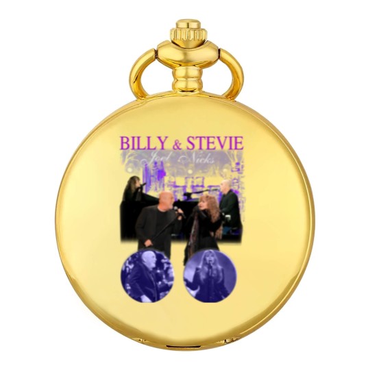 Discover Two Icons One Night Bill Joel and Nick Stevie Tour 2023 Pocket Watches