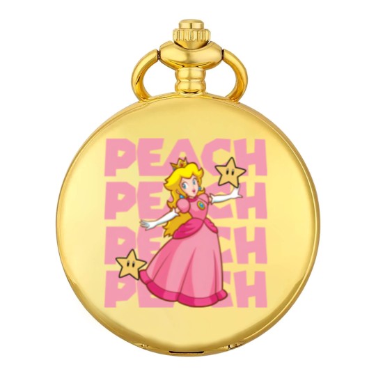 Discover Princess Peach Pocket Watches,Princess Peach Love Heart Pocket Watches
