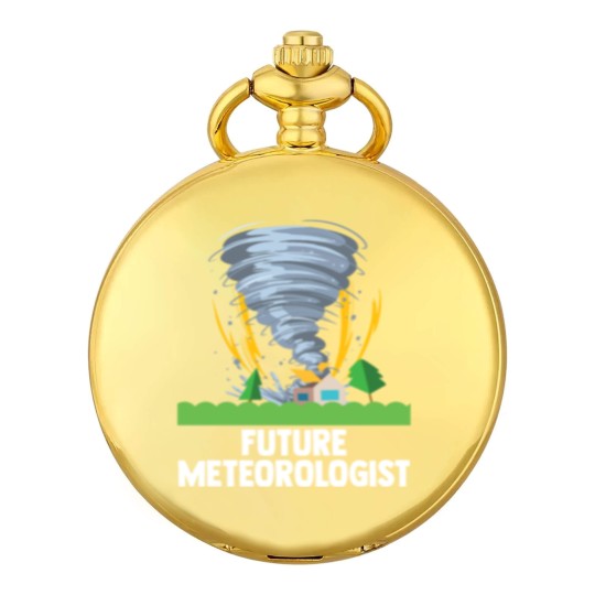 Discover Future Meteorologist Weather Forecaster Pocket Watches