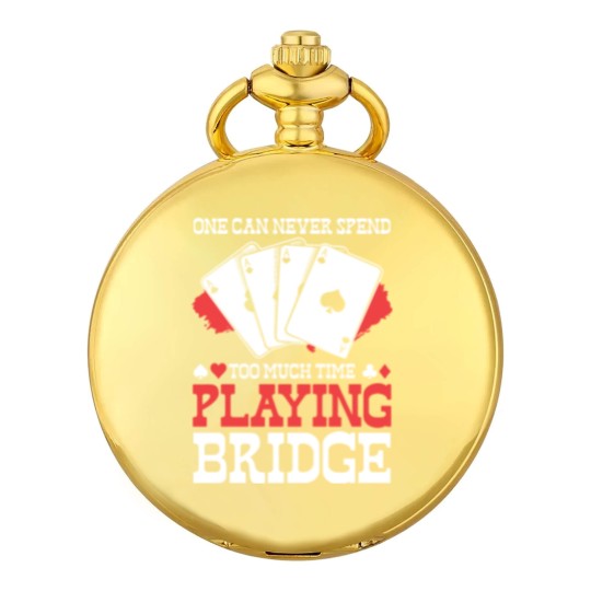 Discover Poker Cards Bridge Gambling Pocket Watches