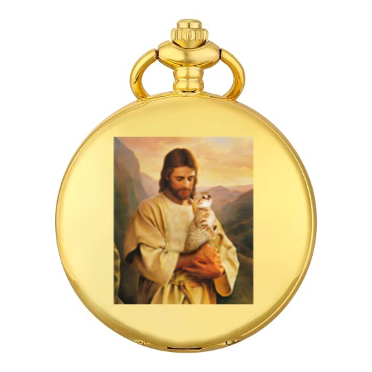 Discover cats and jesus lover gift - Cat And Jesus - Pocket Watches