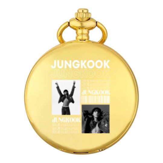 Discover Jungkookie Graphic 90s Pocket Watches,Jungkook Bts Pocket Watches, Vintage JungKook 90s Bootleg Pocket Watches