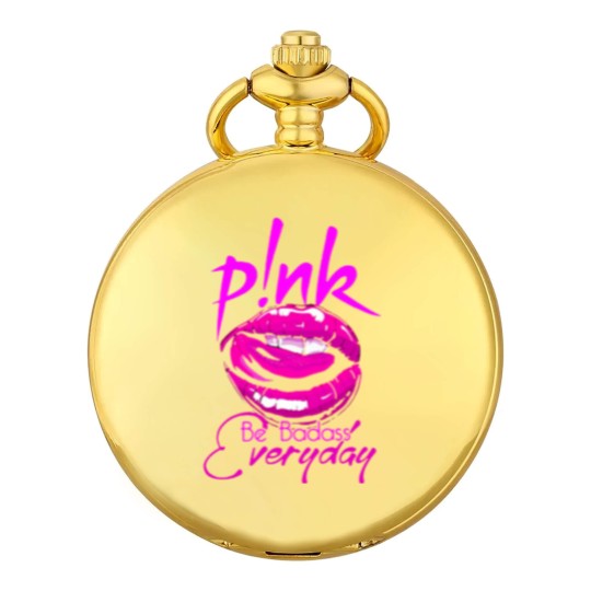Discover Pink Be Badass Every Day Pocket Watches, Pink Summer Carnival 2023 Pocket Watches