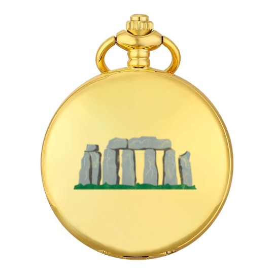Discover stonehenge gift wiltshire temple sightseeing Pocket Watches
