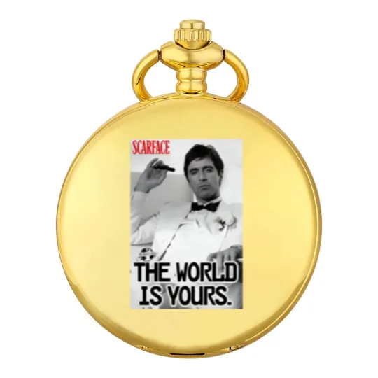 Discover Scarface The World Is Yours Pocket Watches, Al Pacino Pocket Watches