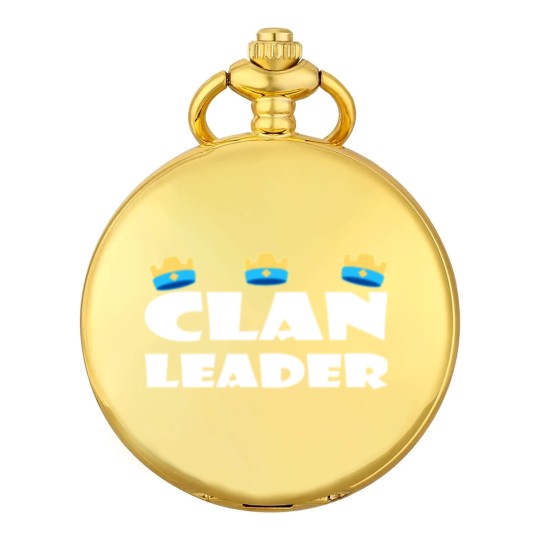Discover Clash Of Clans Clan Leader - Perfect for COC fans and Clash Royale Fansfunny Pocket Watches
