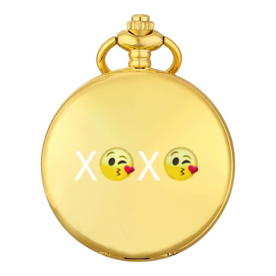 Discover "XOXO" Emojis Pocket Watches