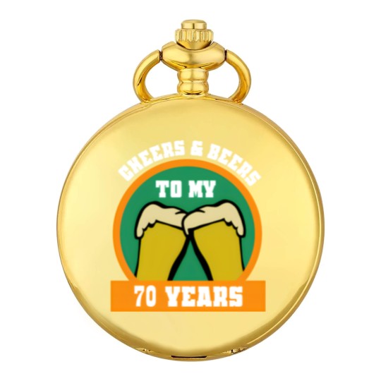 Discover 70th Birthday 70 Years Gift Funny Saying Pocket Watches