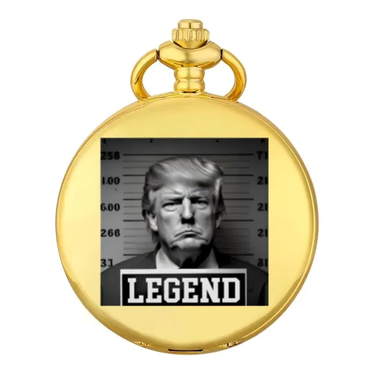Discover Donald Trump Mug Shot Legend Pocket Watches, Donald Trump Pocket Watches