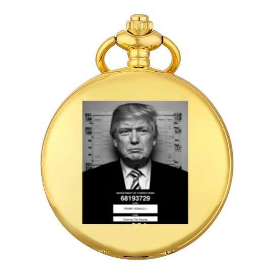 Discover Trump Mugshot Pocket Watches