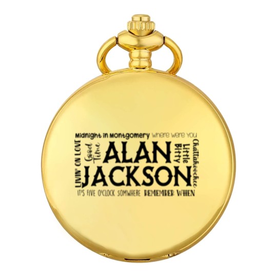 Discover Alan Jackson Pocket Watches| Country Music Pocket Watches| Gift for Her| Funny Pocket Watches