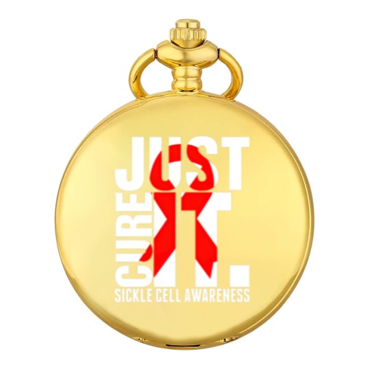 Discover Just Cure It Sickle Cell Awareness Pocket Watches Pocket Watches