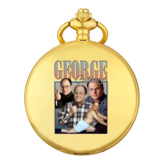 Discover RETRO GEORGE Costanza Pocket Watches, George Seinfield Pocket Watches, George Costanza Pocket Watches, George Costanza Homage Pocket Watches, Seinfeld Fan, Tv Seinfeld Sitcom