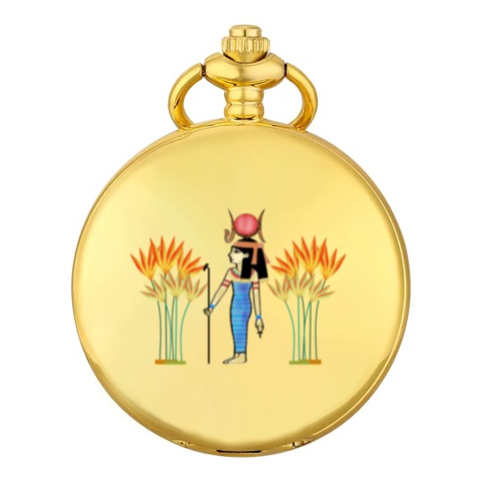 Discover Hathor goddess of love Egypt plant legendary art Pocket Watches