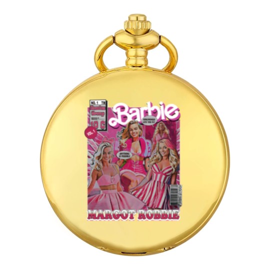 Discover Margot Robbie Barbie  Pocket Watches, Retro Vintage Margot Robbie Pocket Watches