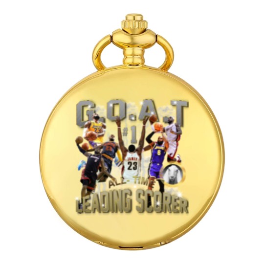 Discover lebron james #1 all-time leading scorer vintage style 90's bootleg Pocket Watches