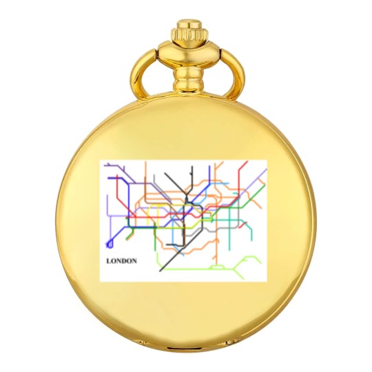 Discover London Metro Map Pocket Watches