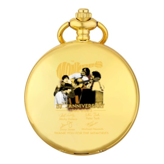 Discover The Monkees 56th Anniversary 1966-2022 Signatures Pocket Watches,