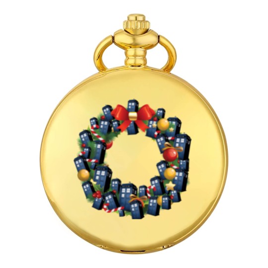 Discover Tardis Doctor Who Multiface Christmas Wreath - Doctor Who - Pocket Watches