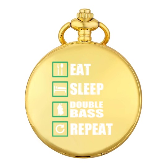 Discover Double Bass Gift Pocket Watches