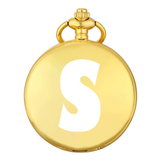 Discover Chipmunks "S" Simon Letter Print Halloween Costume Pocket Watches