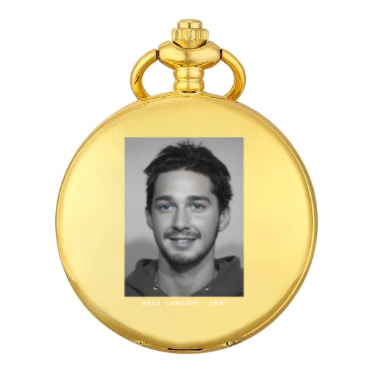 Discover Shia LaBeouf, 2007 Mugshot Pocket Watches