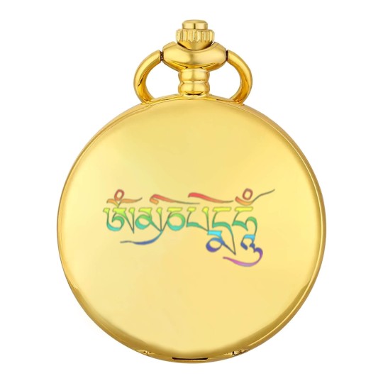 Discover Om Mani Mantra Pocket Watches