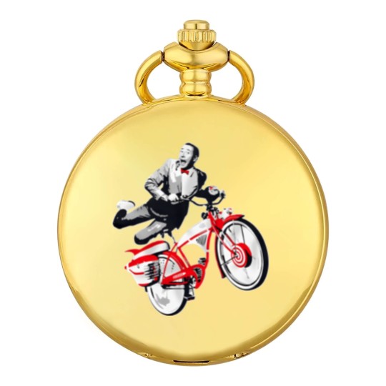 Discover Pee Wee Herman's Big Adventure Bike Pocket Watches, Pee-Wee Herman Bike Pocket Watches, Rip Paul Reubens Pocket Watches