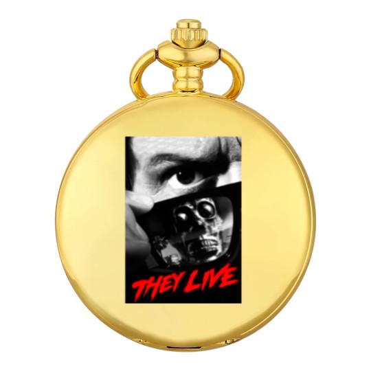 Discover They Live - John Carpenter - Rowdy Roddy Piper Pocket Watches